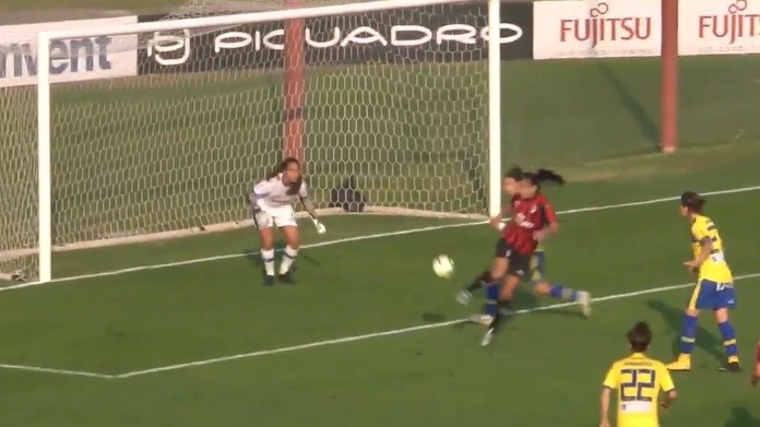 Milan femminile tavagnacco (1) Milan femminile De Morais