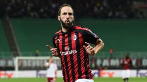 Higuain, 2 gialli in 5 partite: mai una media così alta dai tempi del Napoli