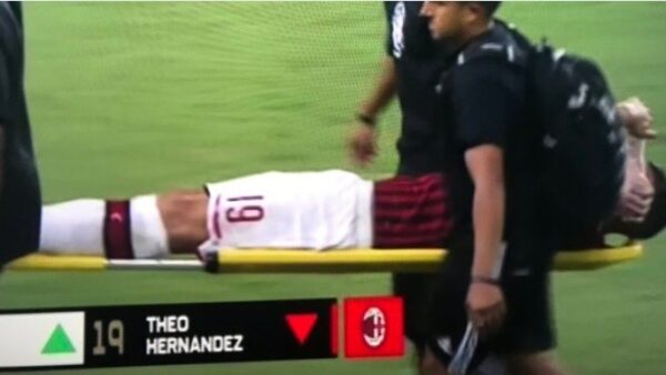 Infortunio Theo Hernandez