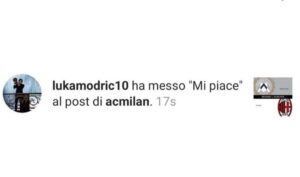 Luka Modric: like su Instagram alla pagina del Milan. Un segnale? 29 Screenshot 20190730 141406