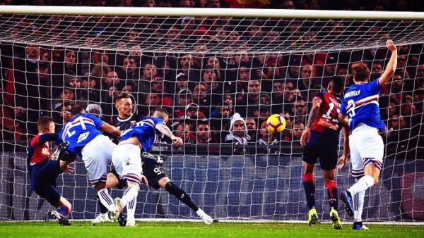Quagliarella gol derby genoa sampdoria novembre