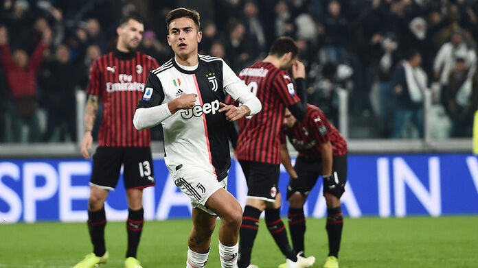 Juventus-Milan serie A dybala