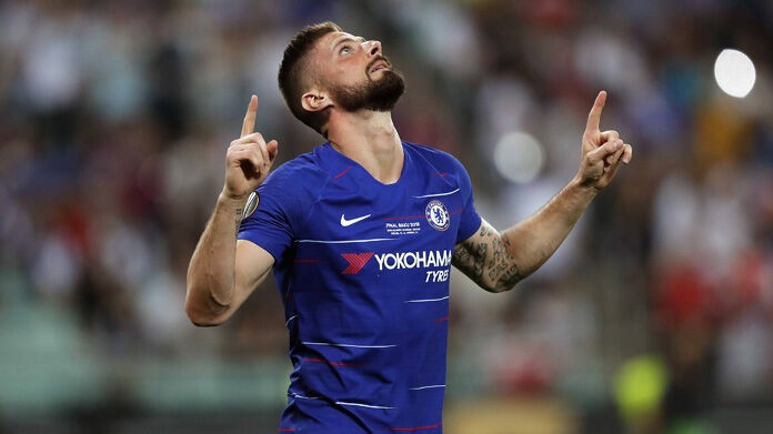 Giroud ricorda Sarri: «Con lui mi sono trovato bene. Ora pero c'è Mr.Pioli» 26 giroud chelsea 2019