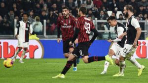 Highlights Juventus-Milan: 1-0, Dybala di destro. Le azioni del match