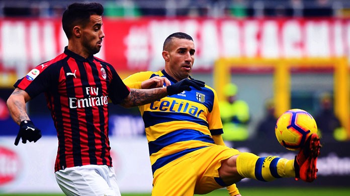 suso barilla milan parma dicembre 2018
