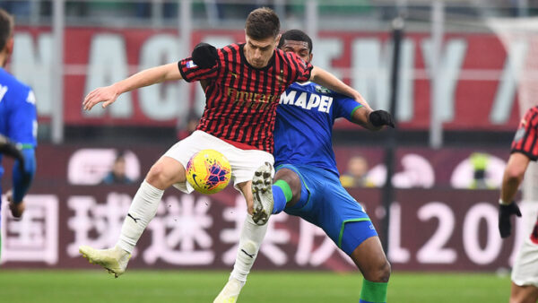 Milan Sassuolo serie A