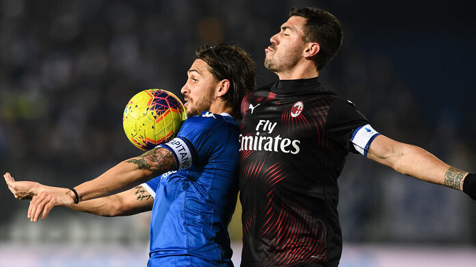 Brescia-Milan serie A Torregrossa-Romagnoli