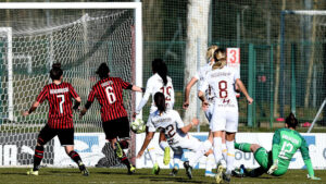 Milan-Roma femminile 3-2: vittoria in rimonta firmata Bjorg