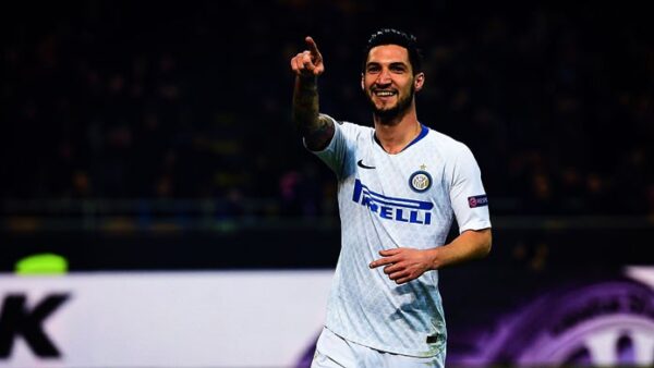 Politano esultanza inter febbraio