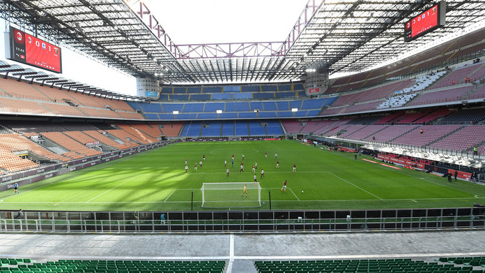 San Siro vuoto