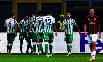 milan betis esultanza ottobre 2018