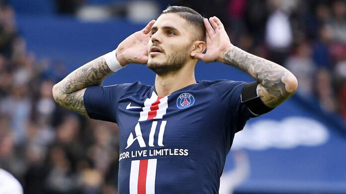 Paris St. Germain-Angers Ligue 1 Icardi
