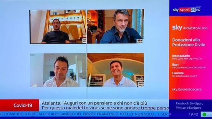 Maldini Totti Del Piero Zanetti