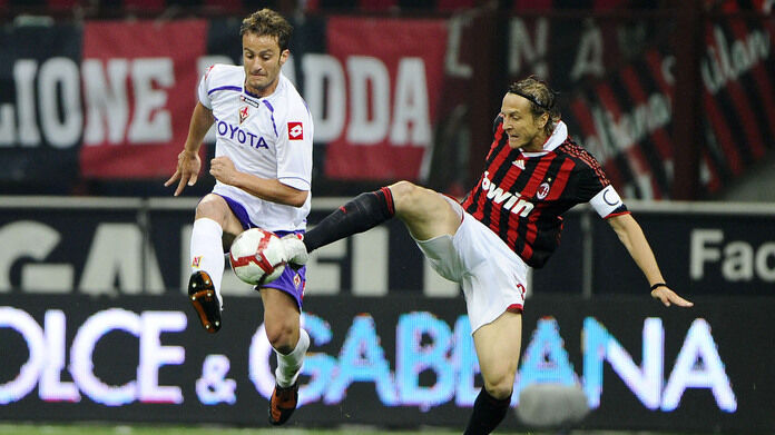 Milan-Fiorentina serie A Ambrosini Gilardino