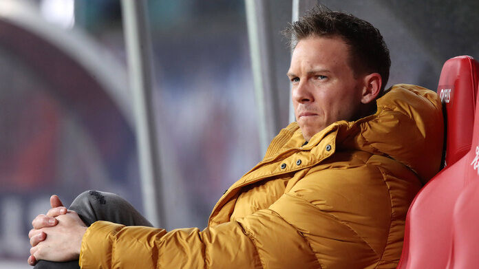 RB Leipzig - Moenchengladbach / Fussball Bundesliga Leipzig, 01.02.2020, Red Bull Arena, Fussball, 1.Bundesliga, 20.Spie Nagelsmann