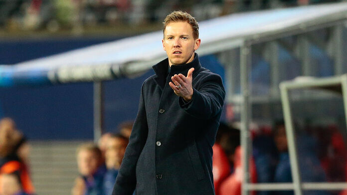10.03.2020, xtgx, Fussball UEFA Champions League, RB Leipzig - Tottenham Hotspur emspor, v.l. Julian Nagelsmann (Leipzig