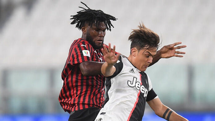 Juventus-Milan Coppa Italia Kessié