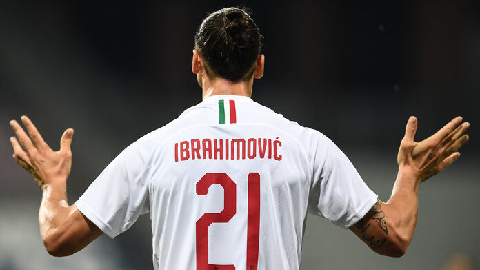 Sassuolo-Milan serie A Ibrahimovic