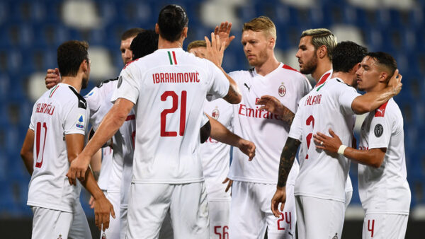 Sassuolo Milan serie A