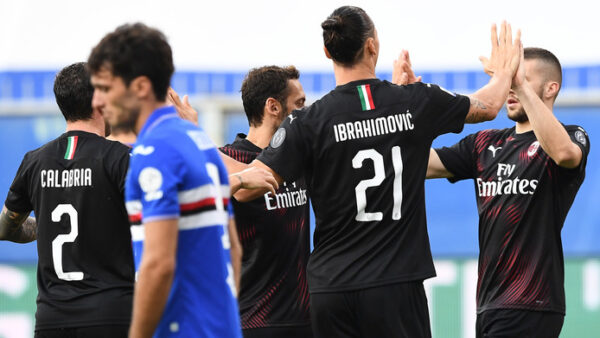 Sampdoria Milan serie A