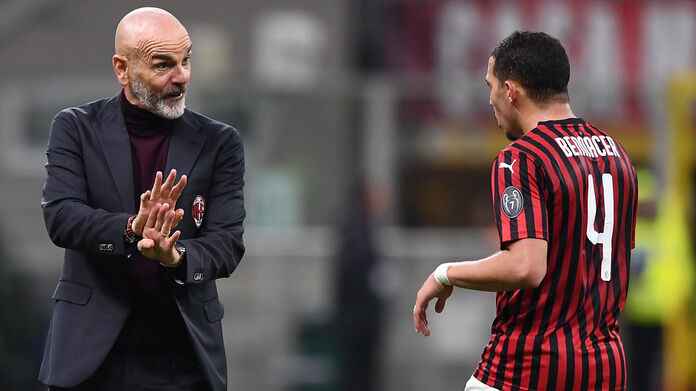 Milan-Spal serie A Bennacer Pioli
