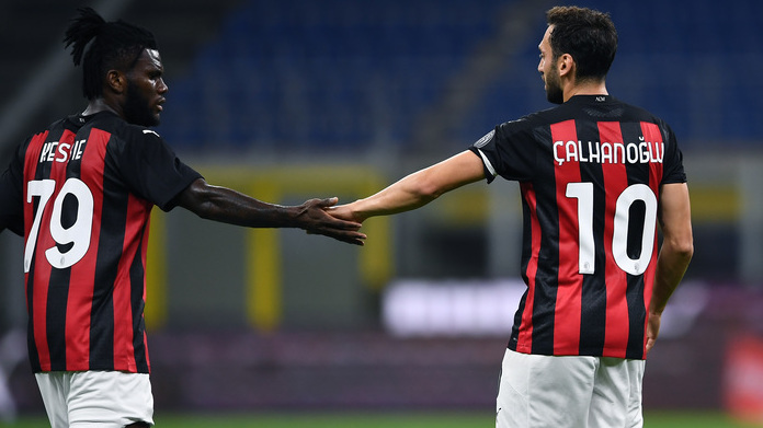 Rio Ave-Milan streaming e diretta tv: ecco dove vederla 26 esult gol Calhanoglu MG1 7801 1 1
