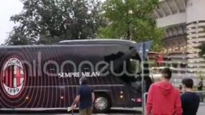 MN24, Milan-Bodo/Glimt, ci siamo: squadra arrivata a San Siro VIDEO