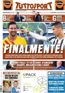 Le Prime Pagine dei Quotidiani Sportivi italiani di oggi 33 EjR5L7jWoAAXRew