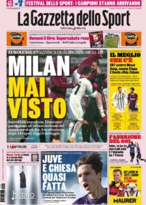 Le Prime Pagine dei Quotidiani Sportivi italiani di oggi 35 EjR5MNIWAAAQH09