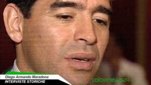 Maradona: quando Diego si commosse per il ritiro di Van Basten VIDEO
