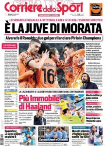 Le prime pagine dei quotidiani sportivi in edicola questa mattina 34 corriere dello sport 2020 10 21 5f8f67c17f571 1