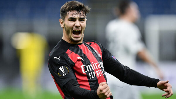 Esultanza Brahim Diaz gol