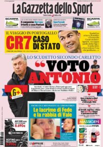 Le prime pagine dei quotidiani sportivi in edicola questa mattina 33 la gazzetta dello sport 2020 10 16 5f88d2a14fafa