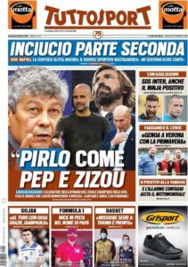 Le prime pagine dei quotidiani sportivi in edicola questa mattina 35 tuttosport 2020 10 09 5f7f90fbba146