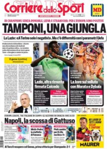 Le prime pagine dei quotidiani sportivi in edicola questa mattina 34 Screenshot 20201105 010302 Chrome