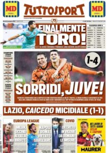 Le prime pagine dei quotidiani sportivi in edicola questa mattina 35 Screenshot 20201105 010329 Chrome