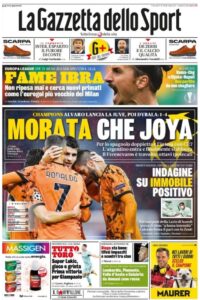 Le prime pagine dei quotidiani sportivi in edicola questa mattina 33 Screenshot 20201105 075638 Chrome