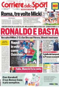 Le prime pagine dei quotidiani sportivi in edicola questa mattina 34 Screenshot 20201109 022953 Samsung Internet