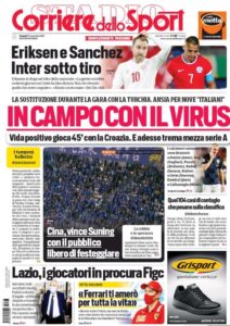 Le prime pagine dei quotidiani sportivi in edicola questa mattina 34 Screenshot 20201113 011119 Chrome