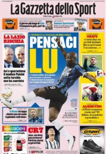 Le prime pagine dei quotidiani sportivi in edicola questa mattina 33 Screenshot 20201113 020556 Chrome