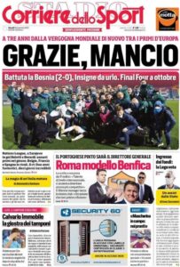 Le prime pagine dei quotidiani sportivi in edicola questa mattina 34 Screenshot 20201119 042214 Chrome