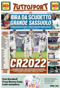 Le prime pagine dei quotidiani sportivi in edicola questa mattina 35 Screenshot 20201123 014442 Chrome