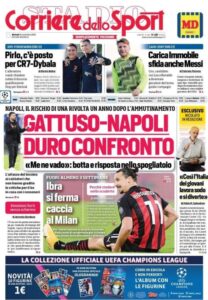 Le prime pagine dei quotidiani sportivi in edicola questa mattina 34 Screenshot 20201124 005738 Chrome