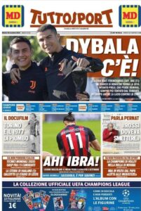 Le prime pagine dei quotidiani sportivi in edicola questa mattina 35 Screenshot 20201124 005757 Chrome