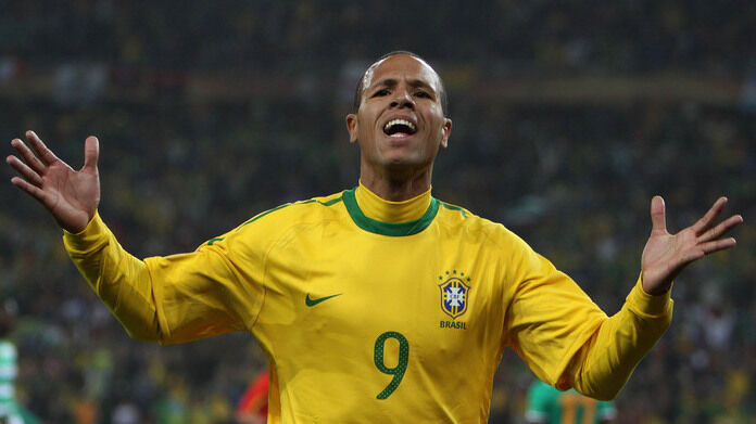 Brasile-Costa d'Avorio mondiali Sud Africa 2010 Luis Fabiano