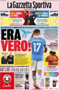 Le prime pagine dei quotidiani sportivi in edicola questa mattina 33 la gazzetta dello sport 2020 11 08 5fa73aa98345f
