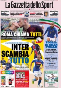 Le prime pagine dei quotidiani sportivi in edicola questa mattina 34 la gazzetta dello sport 2020 11 18 5fb4ab164aba4