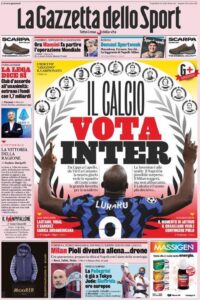 Le prime pagine dei quotidiani sportivi in edicola questa mattina 34 la gazzetta dello sport 2020 11 20 5fb70a133b44a