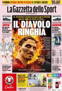 Le prime pagine dei quotidiani sportivi in edicola questa mattina 35 la gazzetta dello sport 2020 11 21 5fb8582c73448