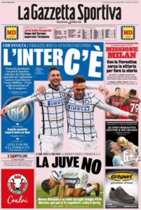 Le prime pagine dei quotidiani sportivi in edicola questa mattina 34 la gazzetta dello sport 2020 11 29 5fc2e4cc2cac2